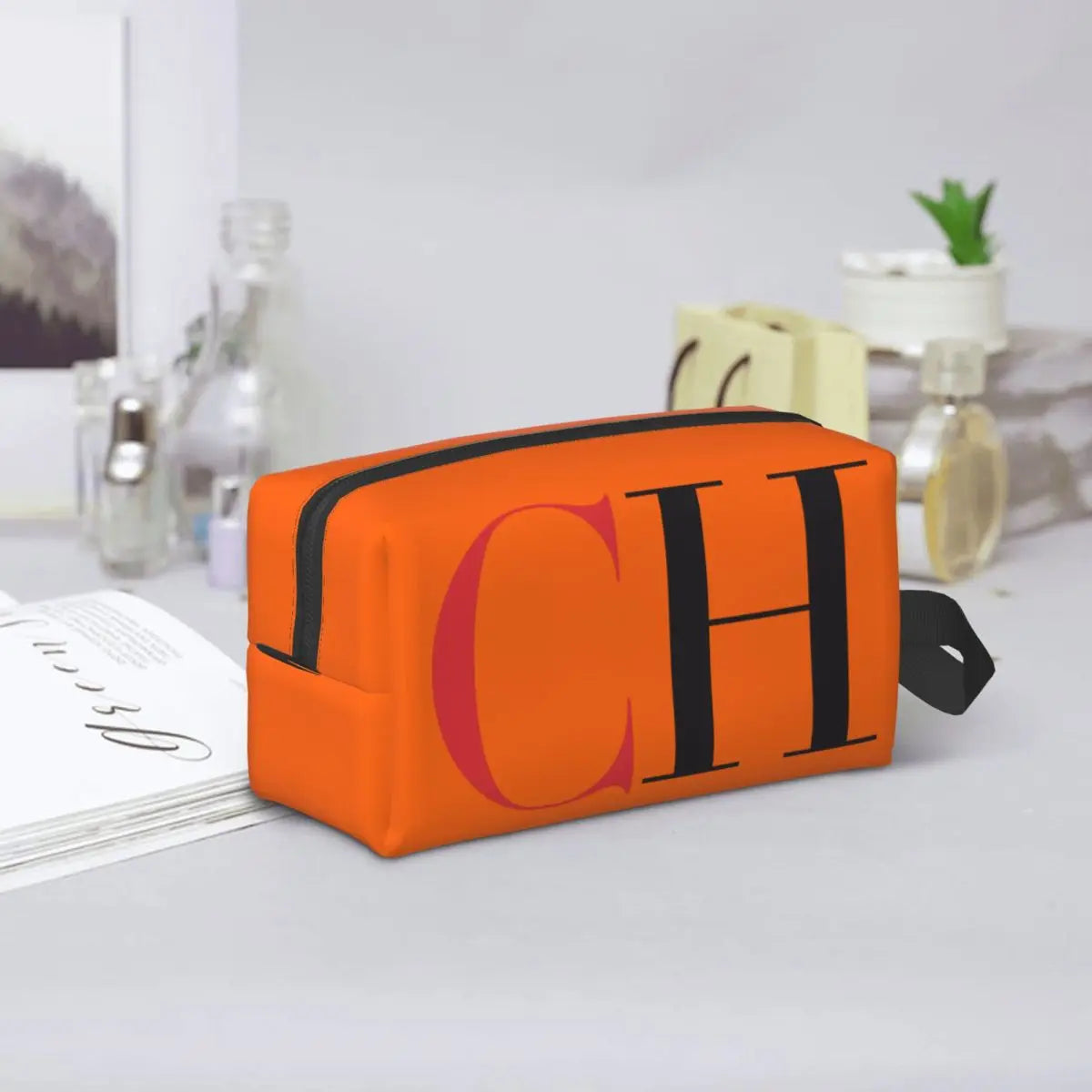 Custom C-carolinas Print Makeup Bag Women Travel Cosmetic Organizer Cute Herreraes Storage Toiletry Bags