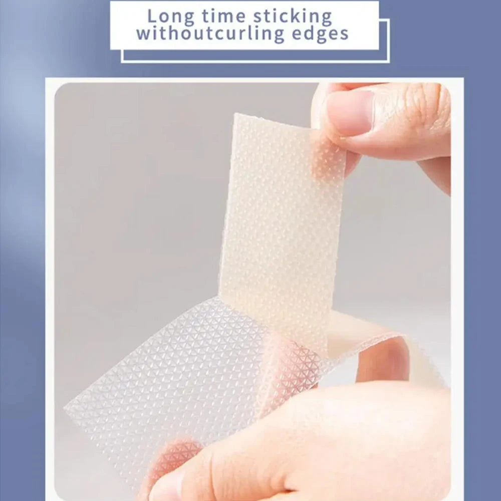1 ROLL 4cmx50cm Ultra-thin Silicone Lace Tape Non-slip Adhesive Tape Wig Knots Healer Lace Wig Grids And Knots Eraser Concealer