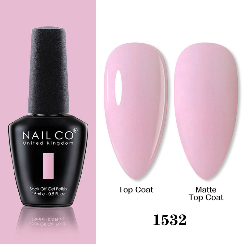 NAILCO 15ml Brown Nails Art Red Color Gel Nail Polish Semi-permanent UV Gel Polish Coffee Manicure Chocolate Hybrid Nail Varnish