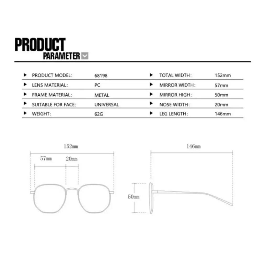 Retro Large Frame Woman Eyeglasses Square Shape Flat Mirror Square Glasses Frame Snake Leg Personalized Glasses Frame for Women