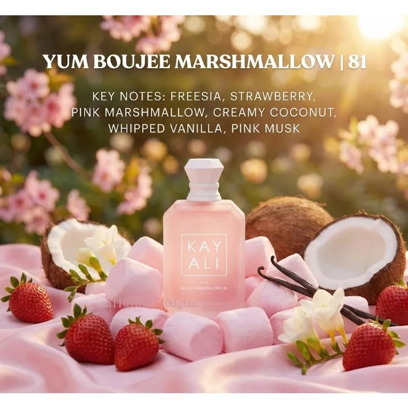 KAYALI Luxury Collection 100ml Eau De Parfum Vanilla Yum Boujee Sweet Candy Rock Sugar Rose Royale Elegant Long Lasting Perfume