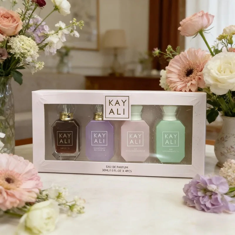 Kayali Arabic Perfume Set 30ml X4 Long Lasting Luxury Unisex Portable Mini Fragrance Collection Sweet Rich Smooth Premium Exotic