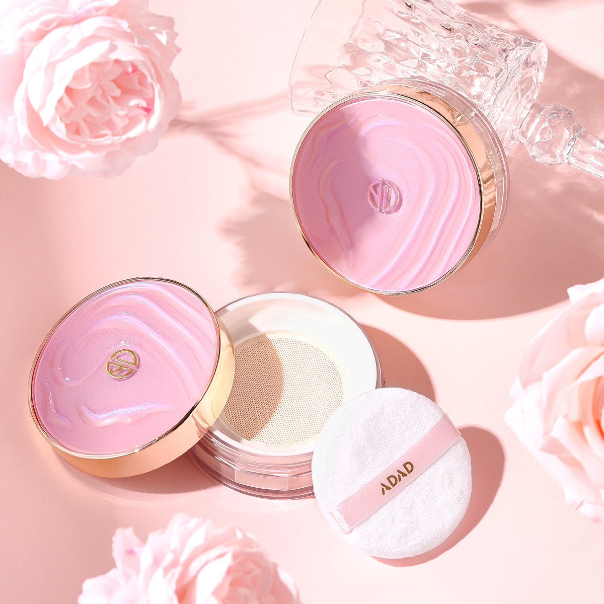 Light Feather Soft Fog Finishing Face Powder Concealer