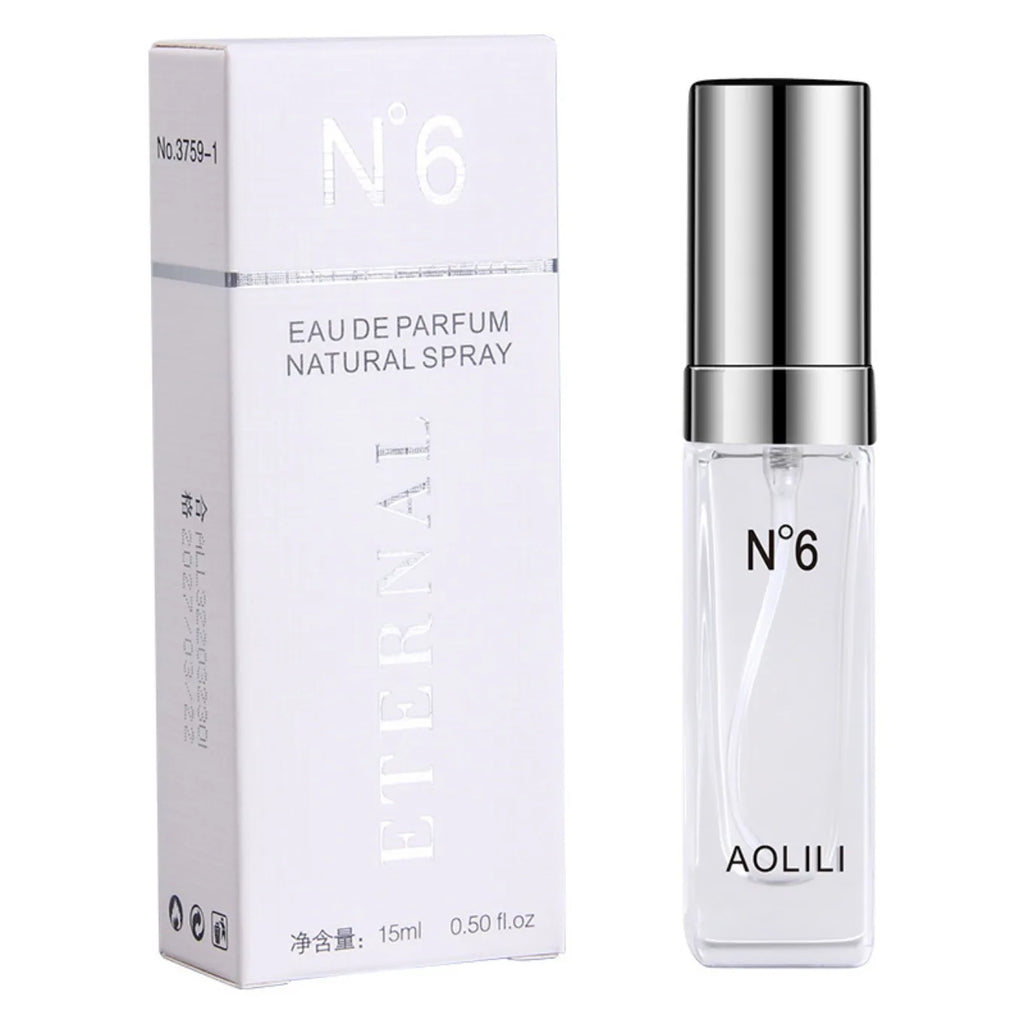 N6 Women Men Unisex Perfume Fresh Floral Long Lasting Light Fragrance Portable Business Cologne Student Gift 15ml man parfum