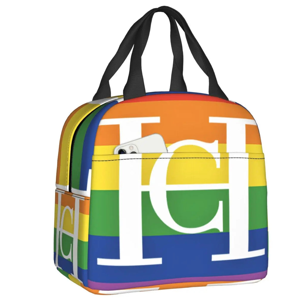 Custom C-carolinas Print Resuable Lunch Boxes Leakproof Herreraes Thermal Cooler Food Insulated Lunch Bag  Children Student
