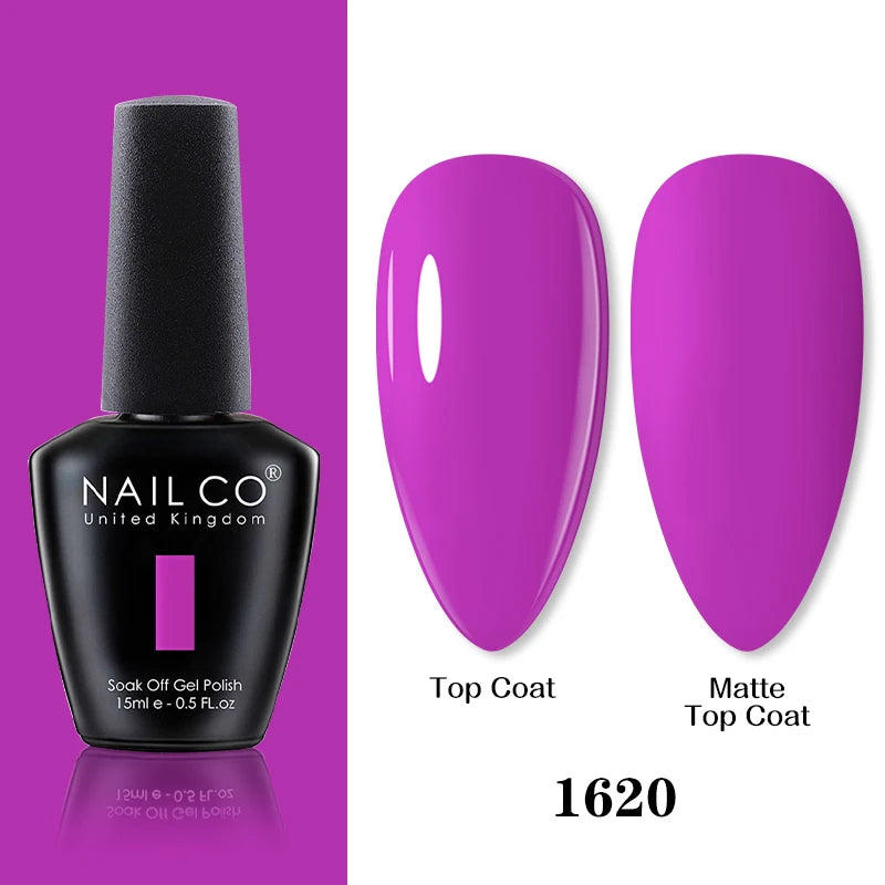 NAILCO 15ml Brown Nails Art Red Color Gel Nail Polish Semi-permanent UV Gel Polish Coffee Manicure Chocolate Hybrid Nail Varnish