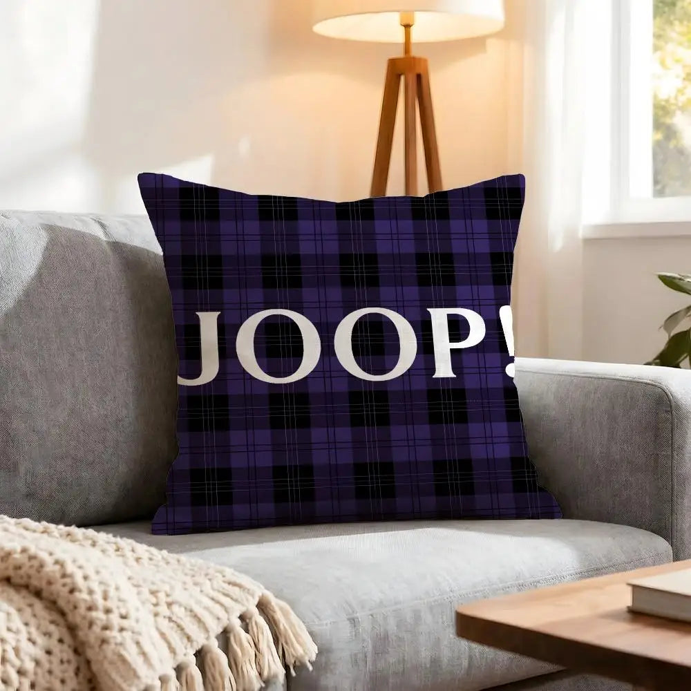Brand Joop Cushion Cover 4Pcs Decorative Covers Soft Cushion Case for Sofa Couch Decor 40x40 45x45 Pillowcases