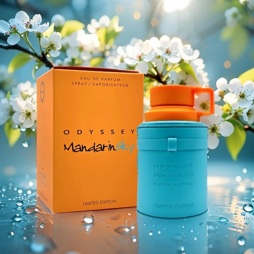ODYSSEY MANDARIN SKY 3.4 FL OZ EAU DE PARFUM SPRAY FOR MEN Long-lasting fragrance suitable for everyday use Valentine's Day gift