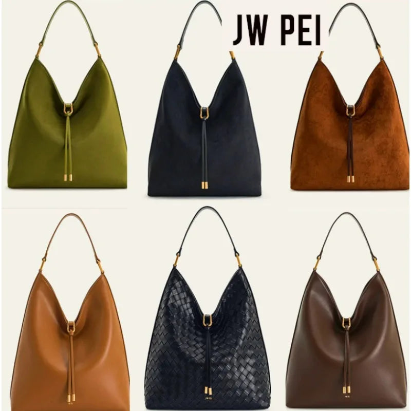 2026 JW PEI Aria Tote Bag New Hobo Large Capacity Lazy Style Shoulder Underarm Bag Women's Shoulder Bag Luxury Bag Designer Bag