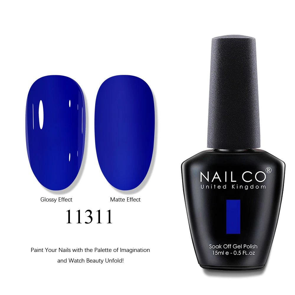 NAILCO 15ml Brown Nails Art Red Color Gel Nail Polish Semi-permanent UV Gel Polish Coffee Manicure Chocolate Hybrid Nail Varnish