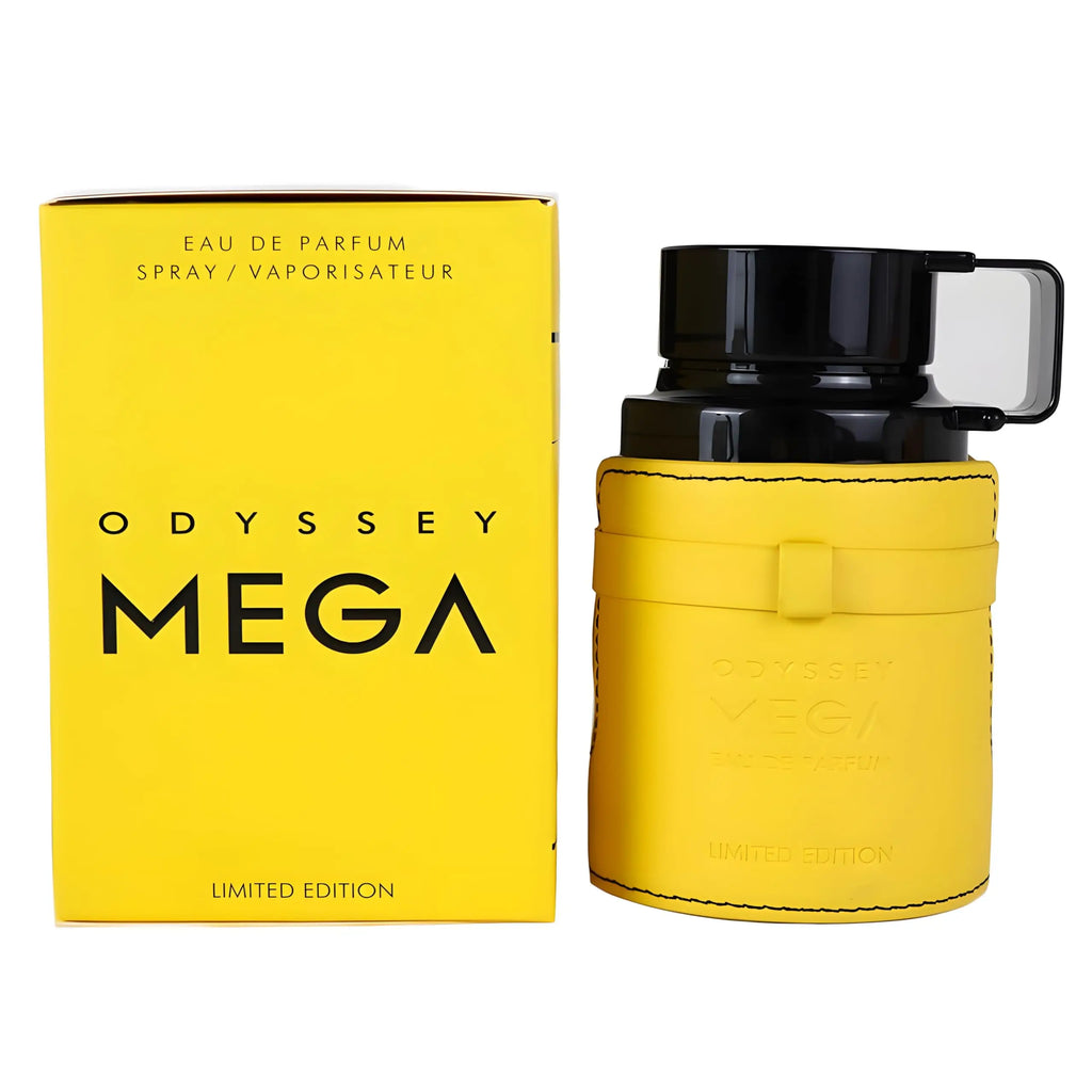 Armaf Odyssey Mega Limited Edition Men Eau De Parfum Spray 3.4 Ounce Cologne Persistence Arabian Women's Perfume Portable