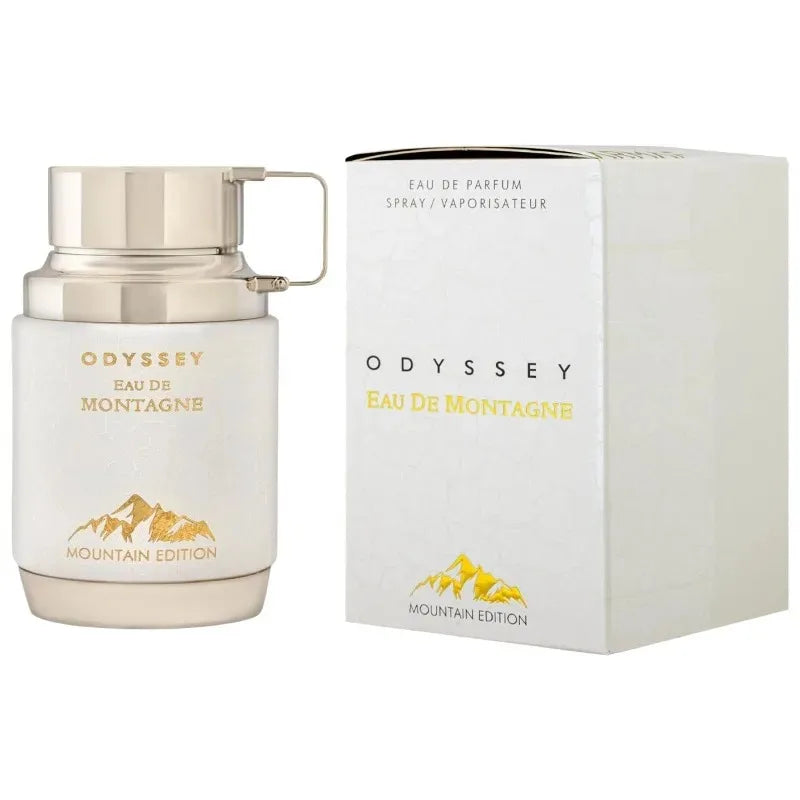 Armaf Odyssey Eau de Montagne Eau de Parfum 3.4 Ounce Lasting Oriental Vanilla Pheromones Perfume 100 ML Original Arab Perfumes