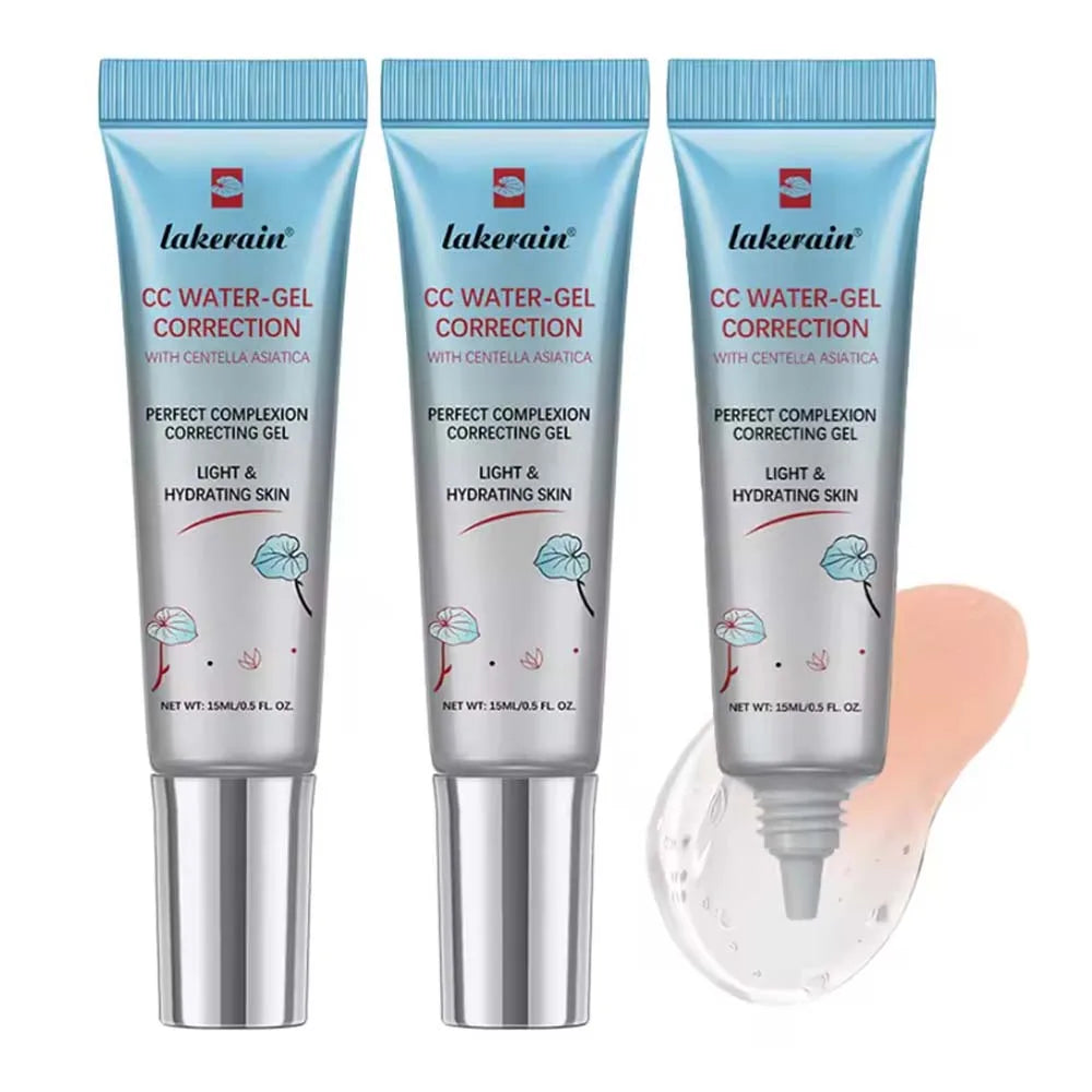 3pcs CC Cream Color Changing Liquid Foundation Centella Korean High Coverage Foundation Foundation Cream for Face Base Makeup