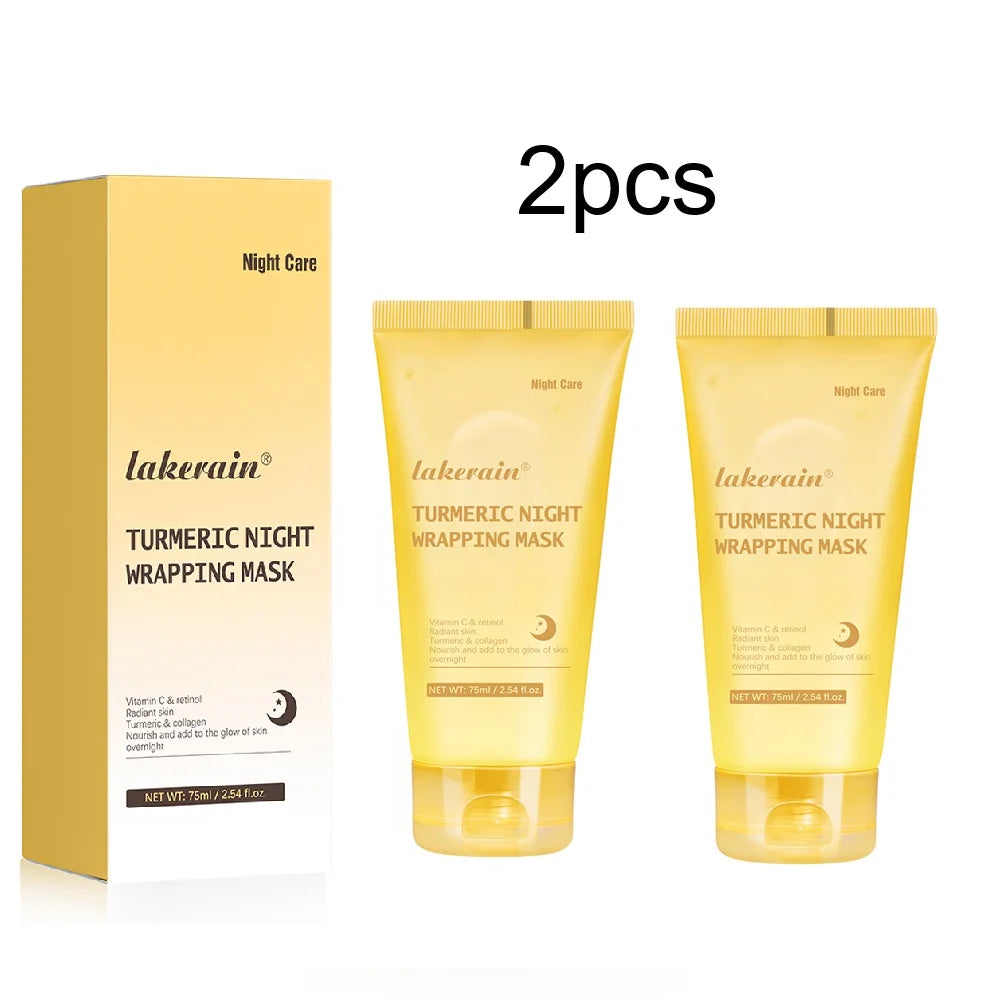 75ml Collagen Wrapping Mask Peel Off Mask & Brush Deep Hydration Moisturize Brightening Face Skin Facial Mask Skincare