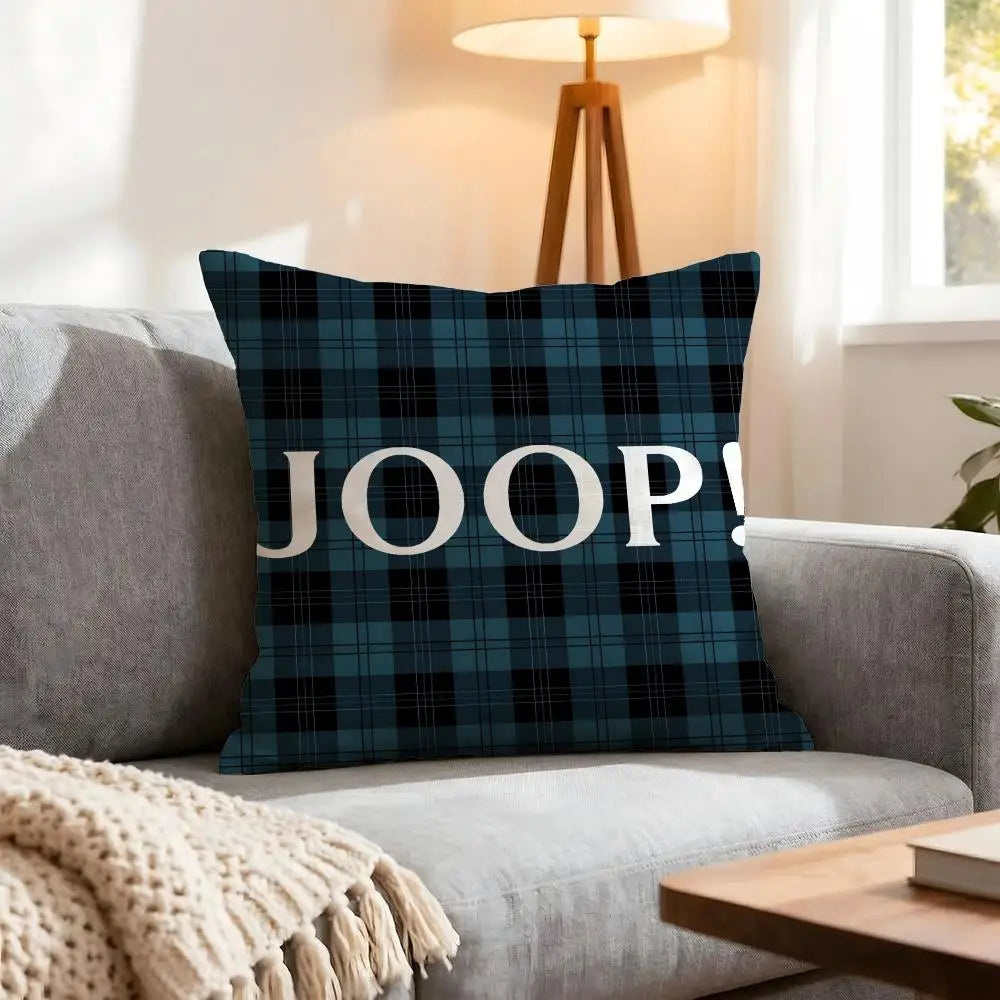 Brand Joop Cushion Cover 4Pcs Decorative Covers Soft Cushion Case for Sofa Couch Decor 40x40 45x45 Pillowcases