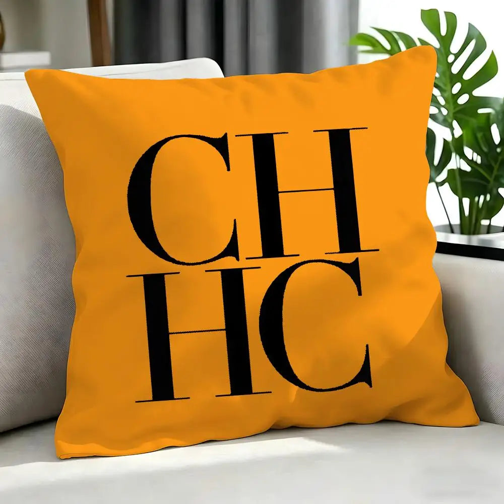 brand Carolina Herrera Cushion Cover Cushion Cover Set 4Pcs 50x50 45x45 40x40 Pillowcase Decorative Sofa Home Decor