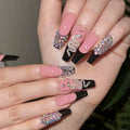 24 PCS Diamond Snake Nail Art