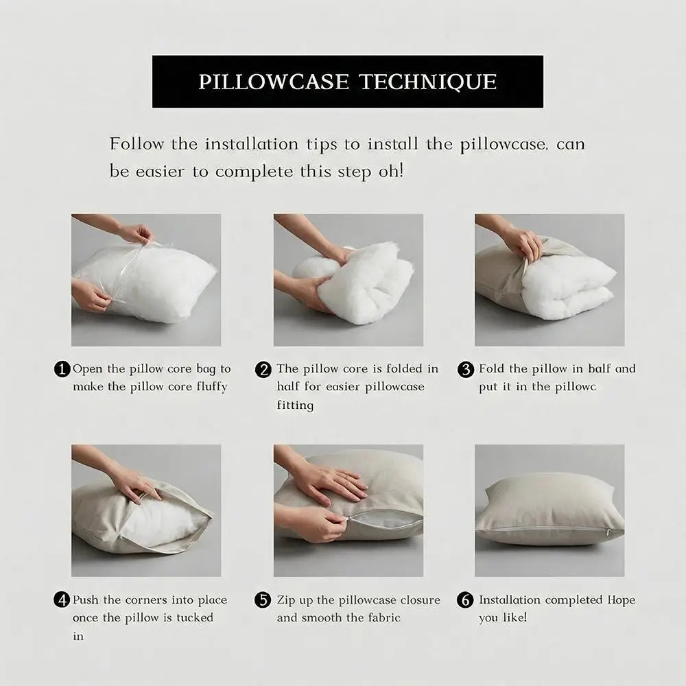 Brand Joop Cushion Cover 4Pcs Decorative Covers Soft Cushion Case for Sofa Couch Decor 40x40 45x45 Pillowcases