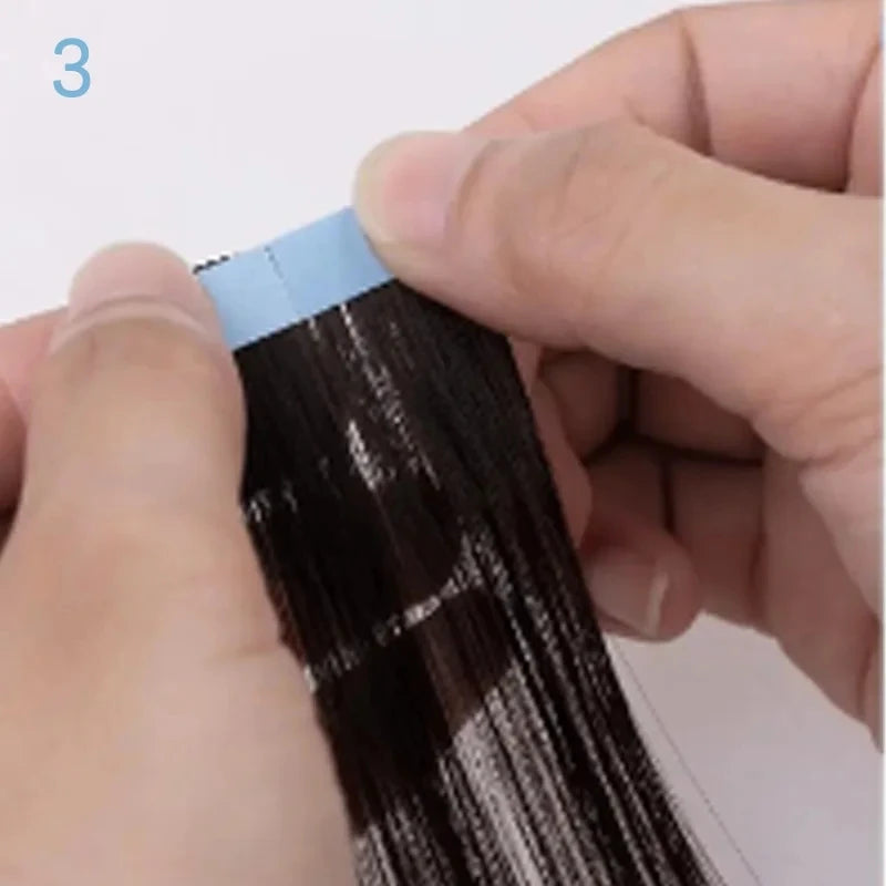 Wig Installation Kit Set:4.0*0.8cm Strong Waterproof Tape with remover Double Sided Replacement Tape for Hair Extensions or Wigs