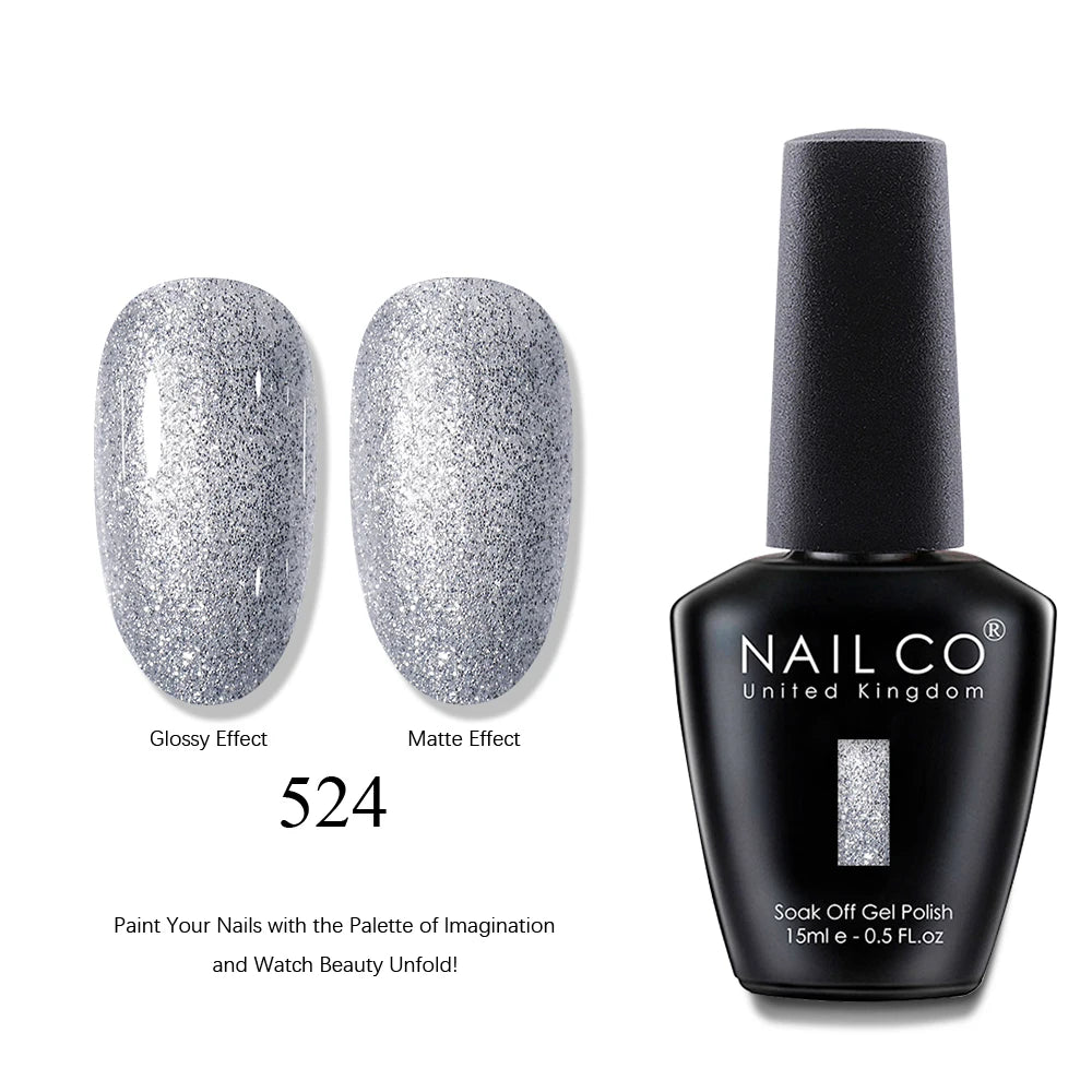 NAILCO 15ml Brown Nails Art Red Color Gel Nail Polish Semi-permanent UV Gel Polish Coffee Manicure Chocolate Hybrid Nail Varnish