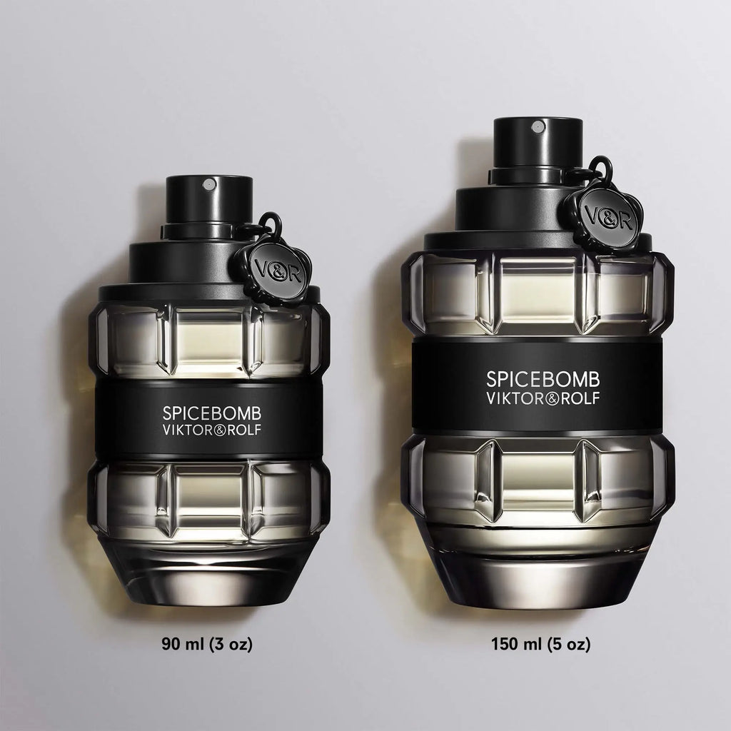 Viktor&Rolf Spicebomb Eau De Toilette Woody & Spicy Cologne for Men - with Notes of Citrus & Tobacco 90ML Cologne Persistence