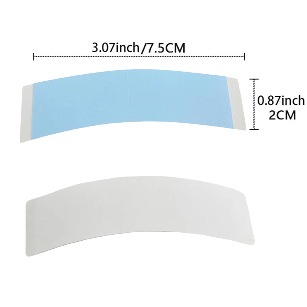 Curved Hair System Tape 36pcs Super Adhesive Strips Tape For Extension/Toupee/ Lace Wig/Closure
