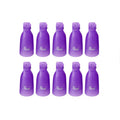 10 Pcs/Bag Colorfulful Acrylic Manicure Art Dipped Cap Clip Nail Cleaning Manicure Uv Gel Nail Polish Dipped Wrapping Tool Finger