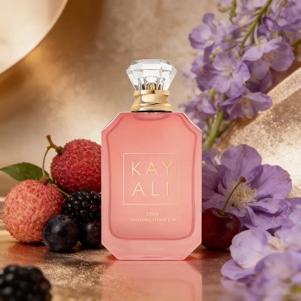 KAYALI EDEN SPARKLING LYCHEE | 39 Eau De Parfum 3.4oz/100ml, Luxury Fruity Floral Unisex Scent with Lychee & Fresh Floral Notes