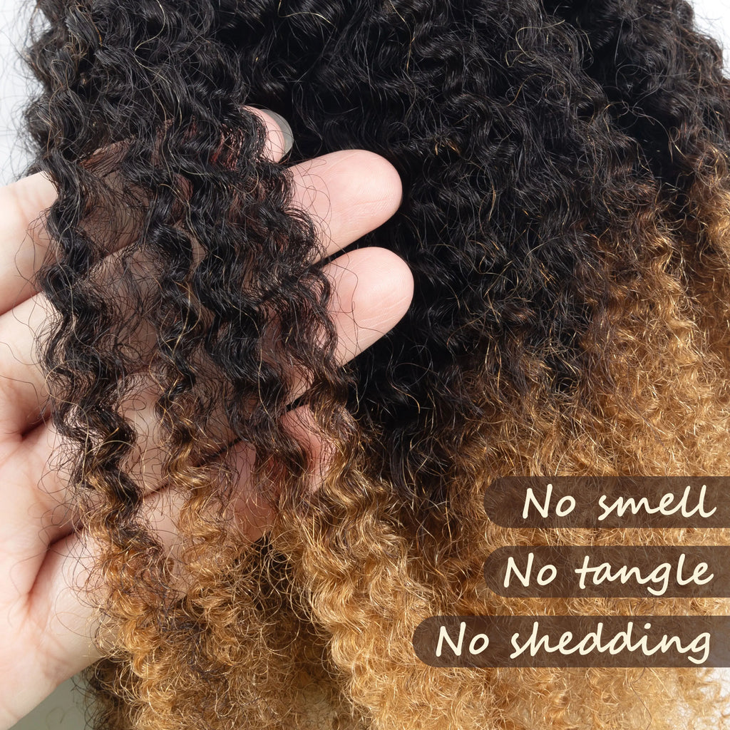 Factory Price High Quality African Hair Braiding 27-1B-27 Human Hair Kinky Twist Micro Twist Extension with Human Hair