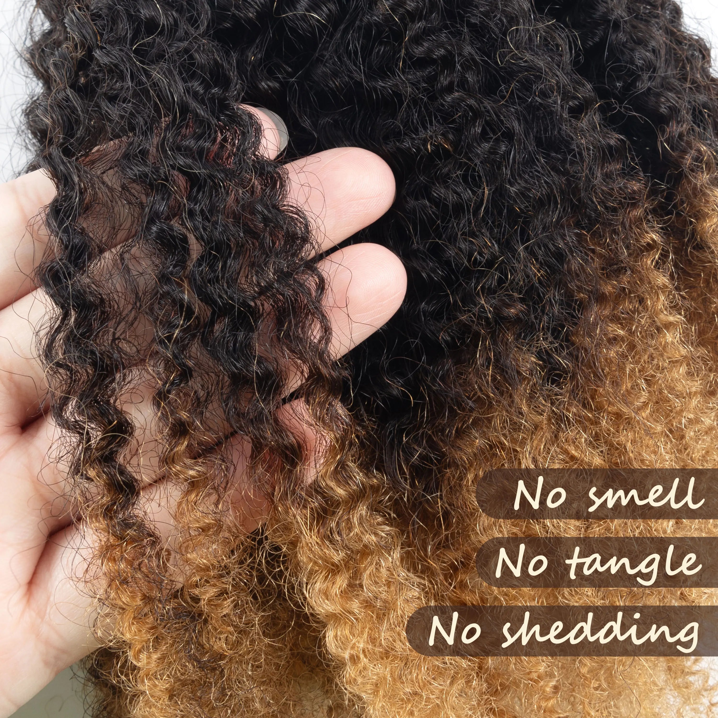 Factory Price High Quality African Hair Braiding 27-1B-27 Human Hair Kinky Twist Micro Twist Extension with Human Hair