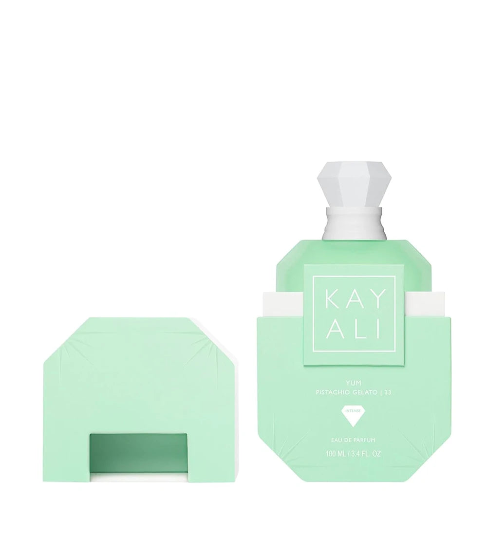 KAYALI YUM PISTACHIO GELATO | 33 Eau de Parfum Intense | 3.4 oz / 100 ml Luxury Niche Perfume for Women & Men | Decadent Gourman