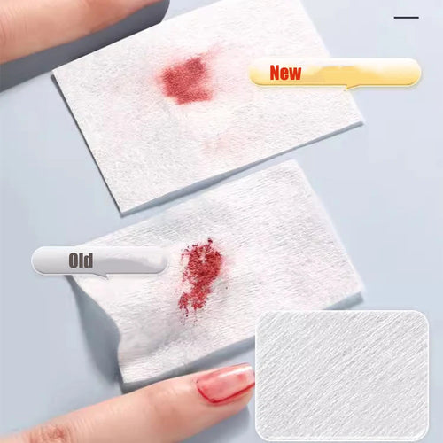 1000/500/100pcs Nail Wipe 100% Cotton Pads Lint Free Gel Nail Polish Removers Cotton Pads Manicure Wipes Nail Art Cleaning Tools