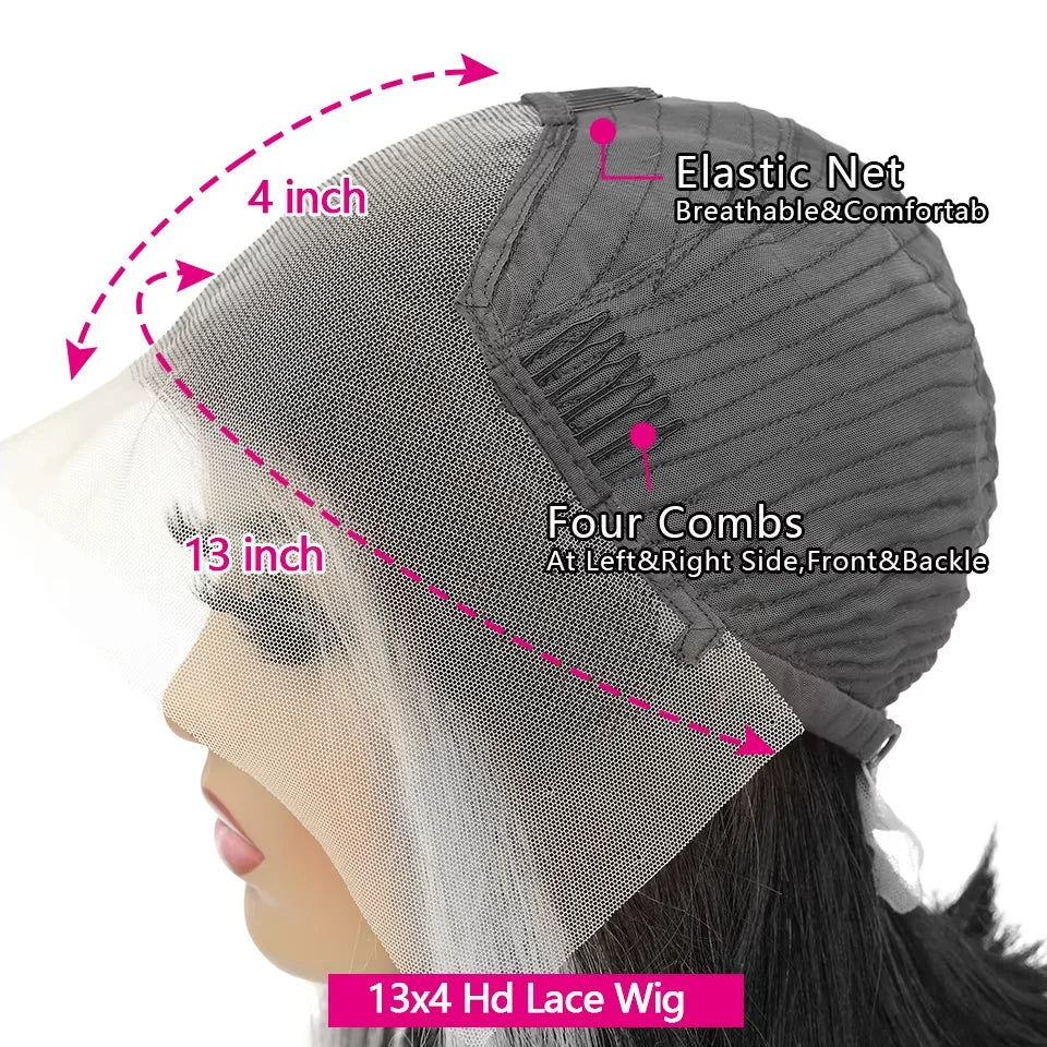 Bob Wigs Body Wave Human Hair Short Bob 13x4 13x6 Lace Front Wig Black 250 Density Glueless Black Lace Frontal Wigs Pre No Gluez