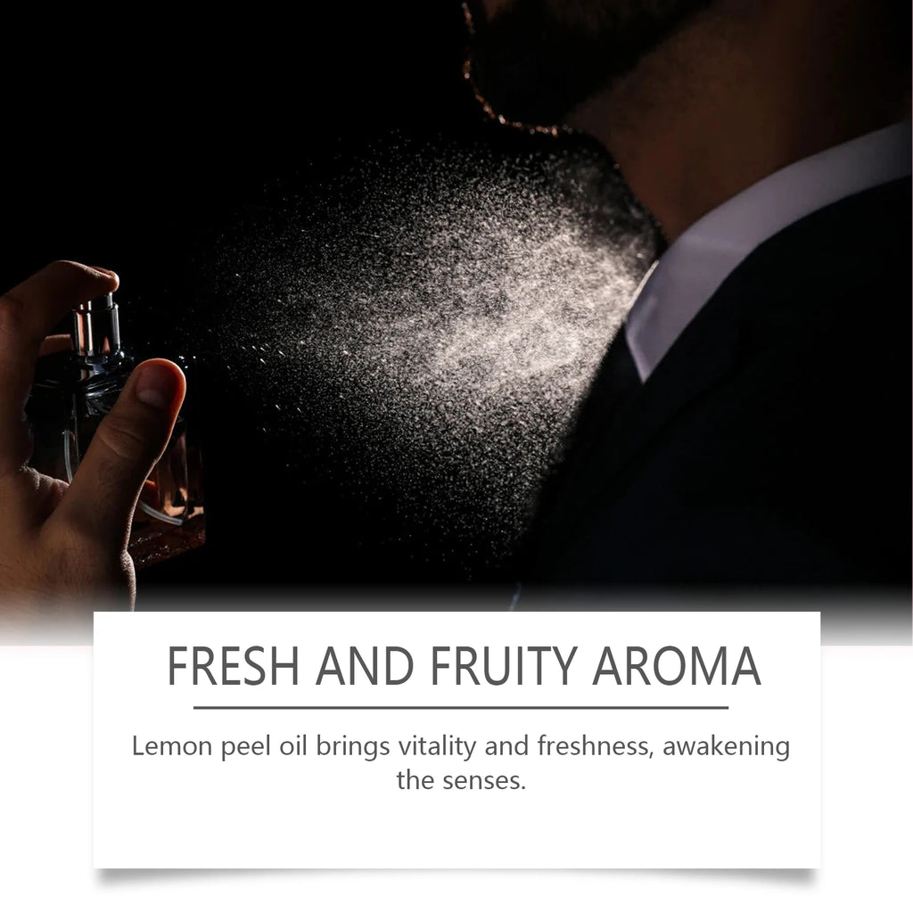 ROXELIS 50 ml Cardamom Lemon Eau de Parfum with a fresh captivating fragrance, blending aromatic cardamom and zesty lemon notes