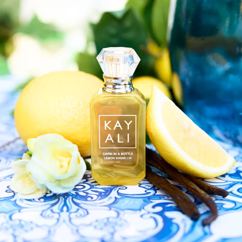 Capri in a Bottle Lemon Sugar | 14 Eau de Parfum KAYALI Fragrances For Women Floral Fruity Gourmand Scent Women's Perfume 3.4 Oz