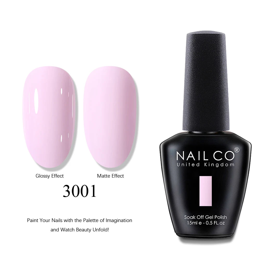 NAILCO 15ml Brown Nails Art Red Color Gel Nail Polish Semi-permanent UV Gel Polish Coffee Manicure Chocolate Hybrid Nail Varnish