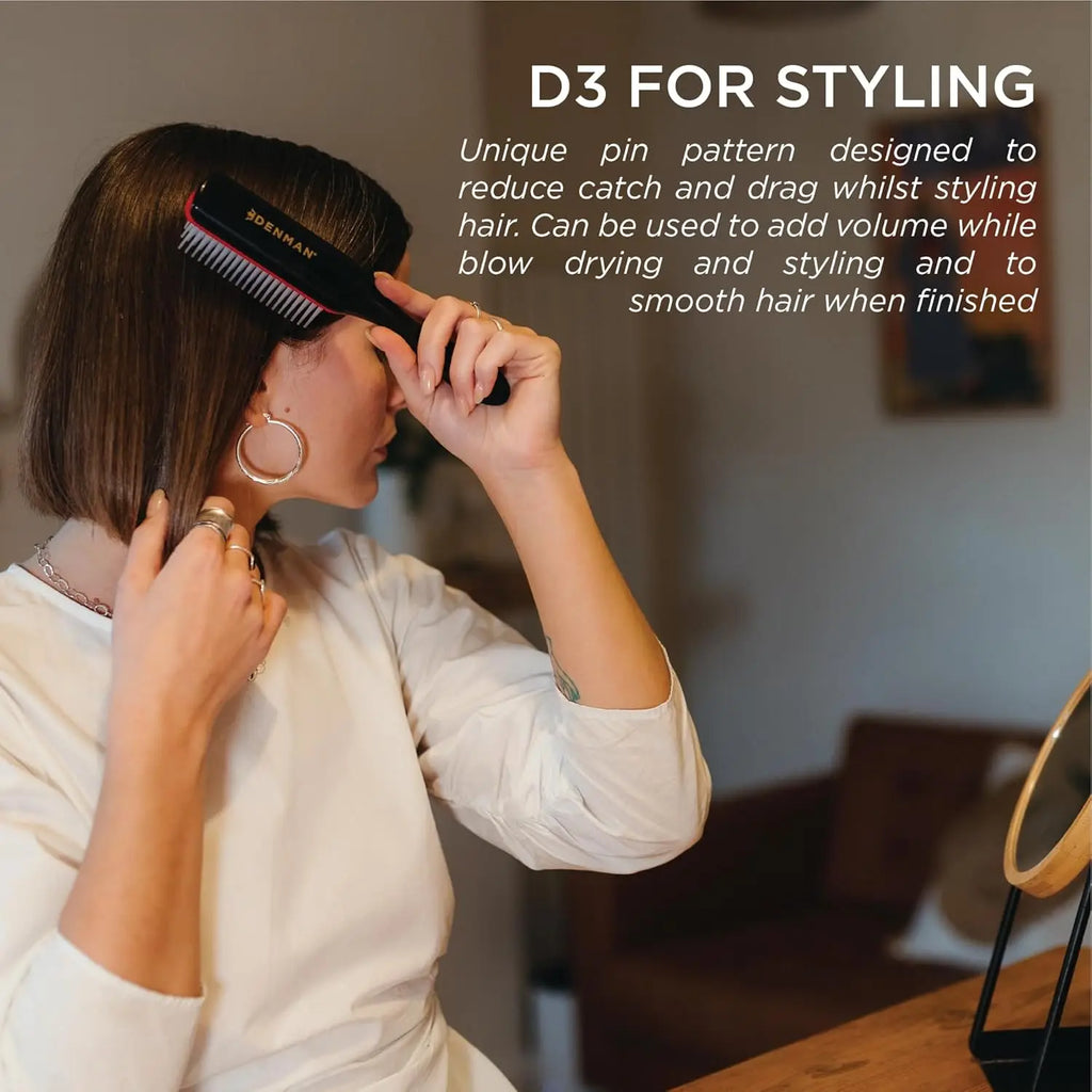 7-Row Curl Defining Brush for Smooth, Defined Curls - Detangling Styler for All Hair Types