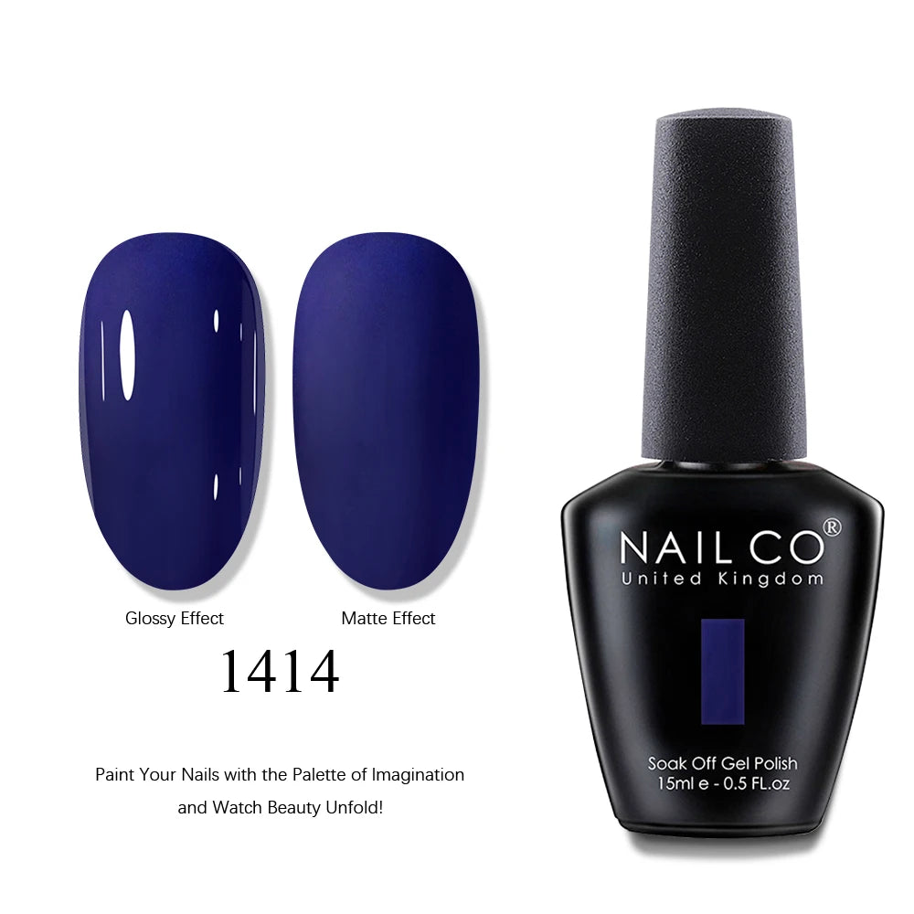 NAILCO 15ml Brown Nails Art Red Color Gel Nail Polish Semi-permanent UV Gel Polish Coffee Manicure Chocolate Hybrid Nail Varnish