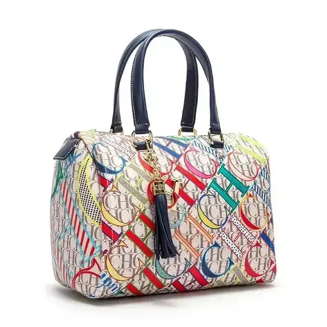 CH Ladies Bucket Bag Luxury Brand Designer New Ladies Large Capacity Exquisite Floral Pattern Travel Banquet High Grade Handbag