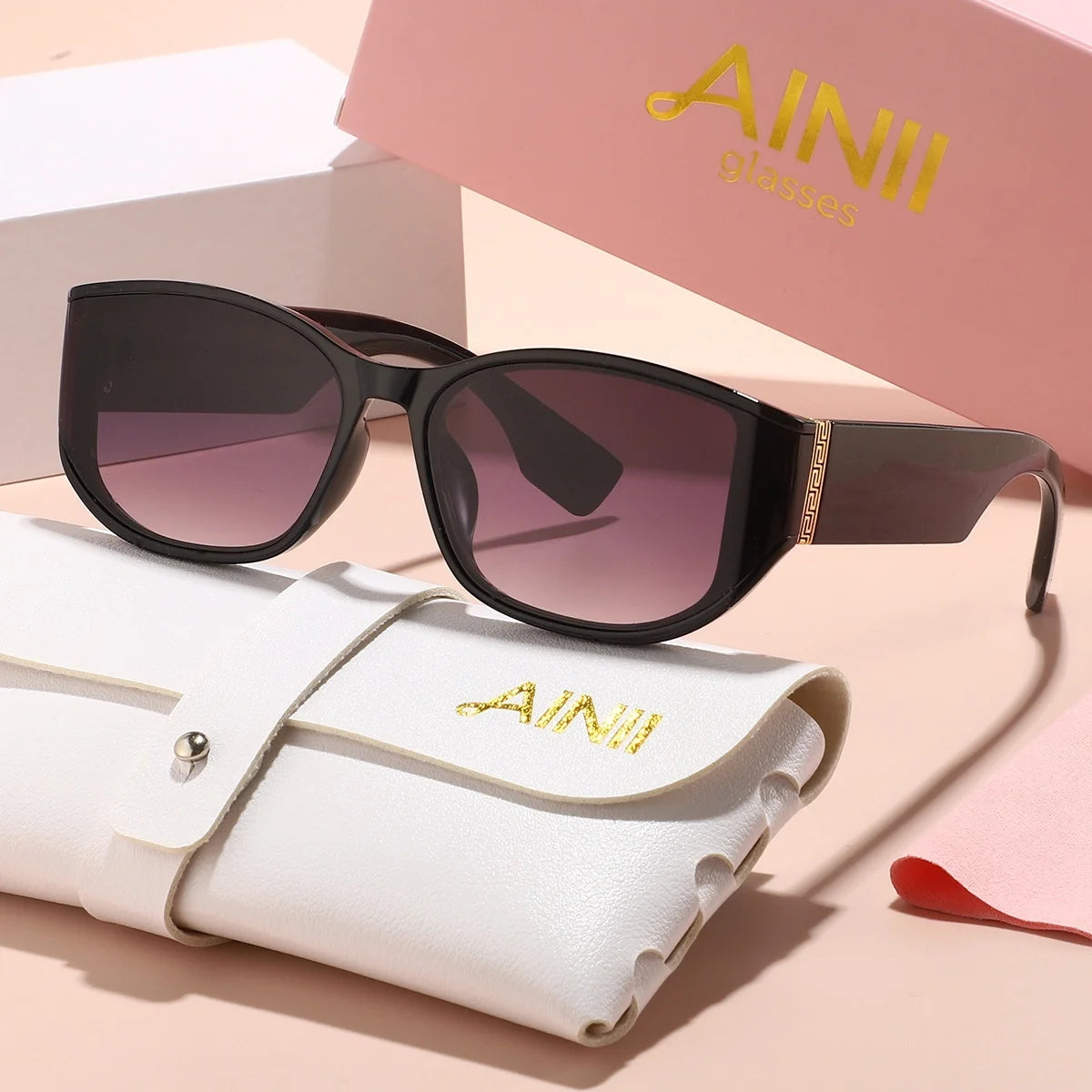European and American retro style Y2K unisex fashionable sunglasses for summer sun shading, sun protection, UV protection, light