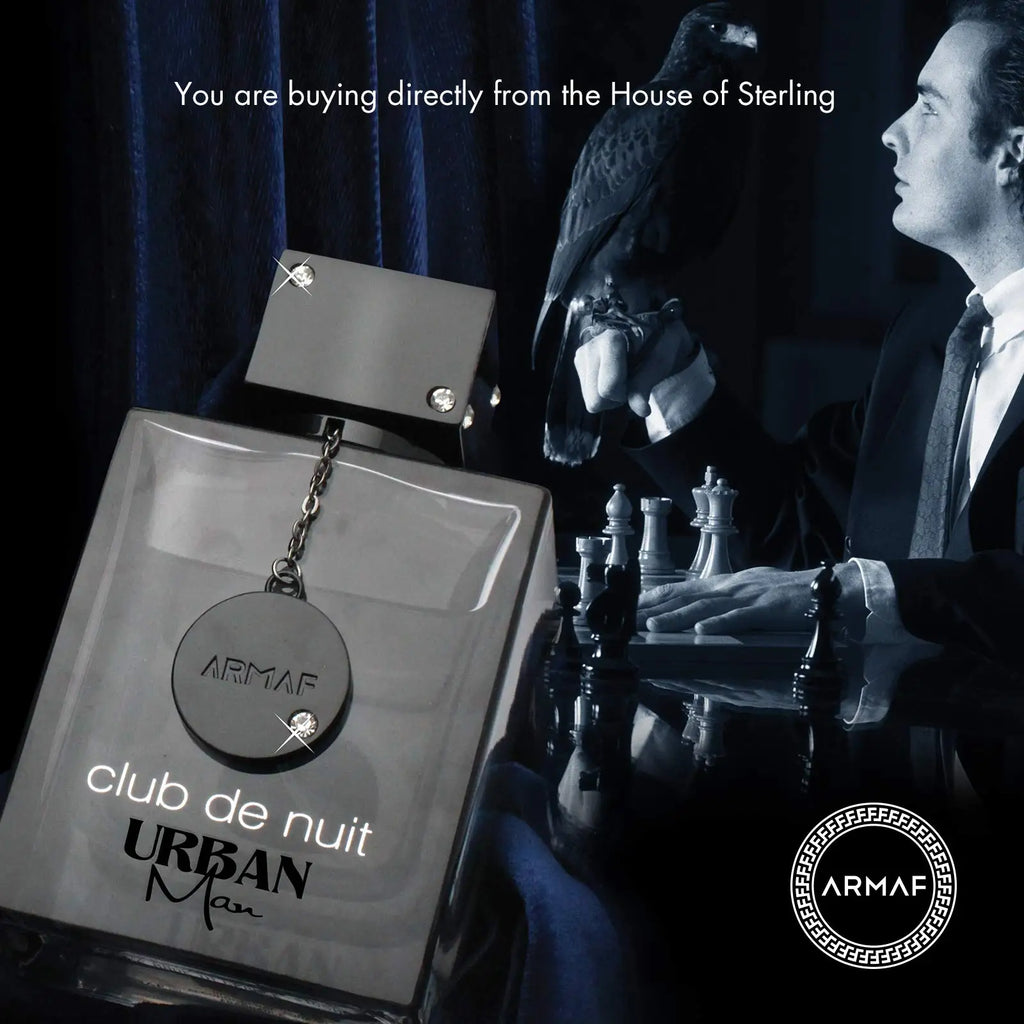 Armaf Club De Nuit Urban for Man Eau de Parfum Spray, 3.6 Ounce Bergamot, Mint, Grapefruit and Cardamom