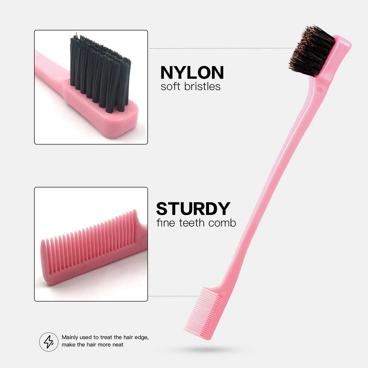 4 Piece Hair Brush Sets Pointed Tail Comb Fixed Mouse Comb Hair Pulling Needle High-Pressure Spray Bottle Salon Tools Supplies