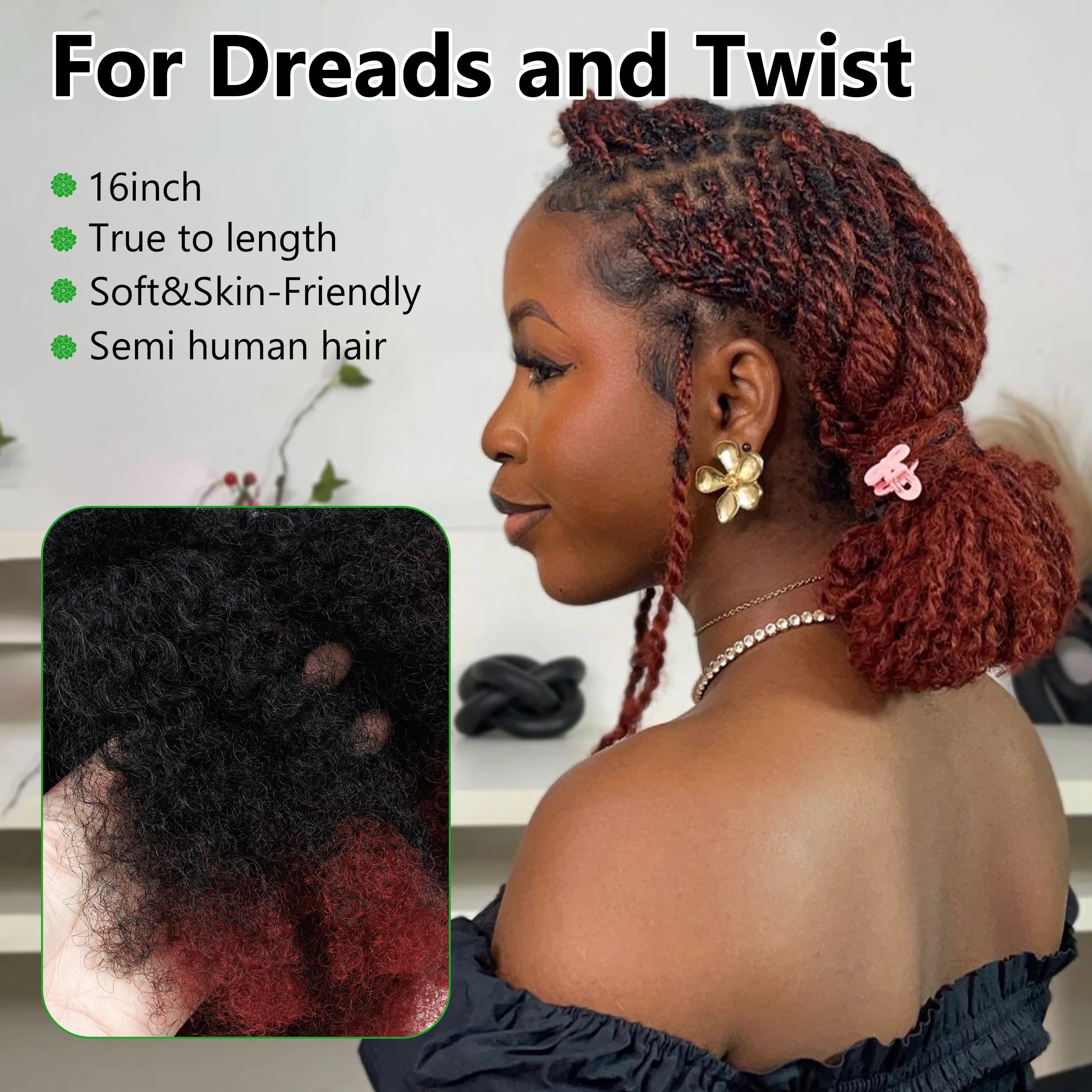 70g/pack #1B/BUG Very Soft Synethic Hair Bundles No Weft Semi-natural Hair Extensions for Twist, Braiding