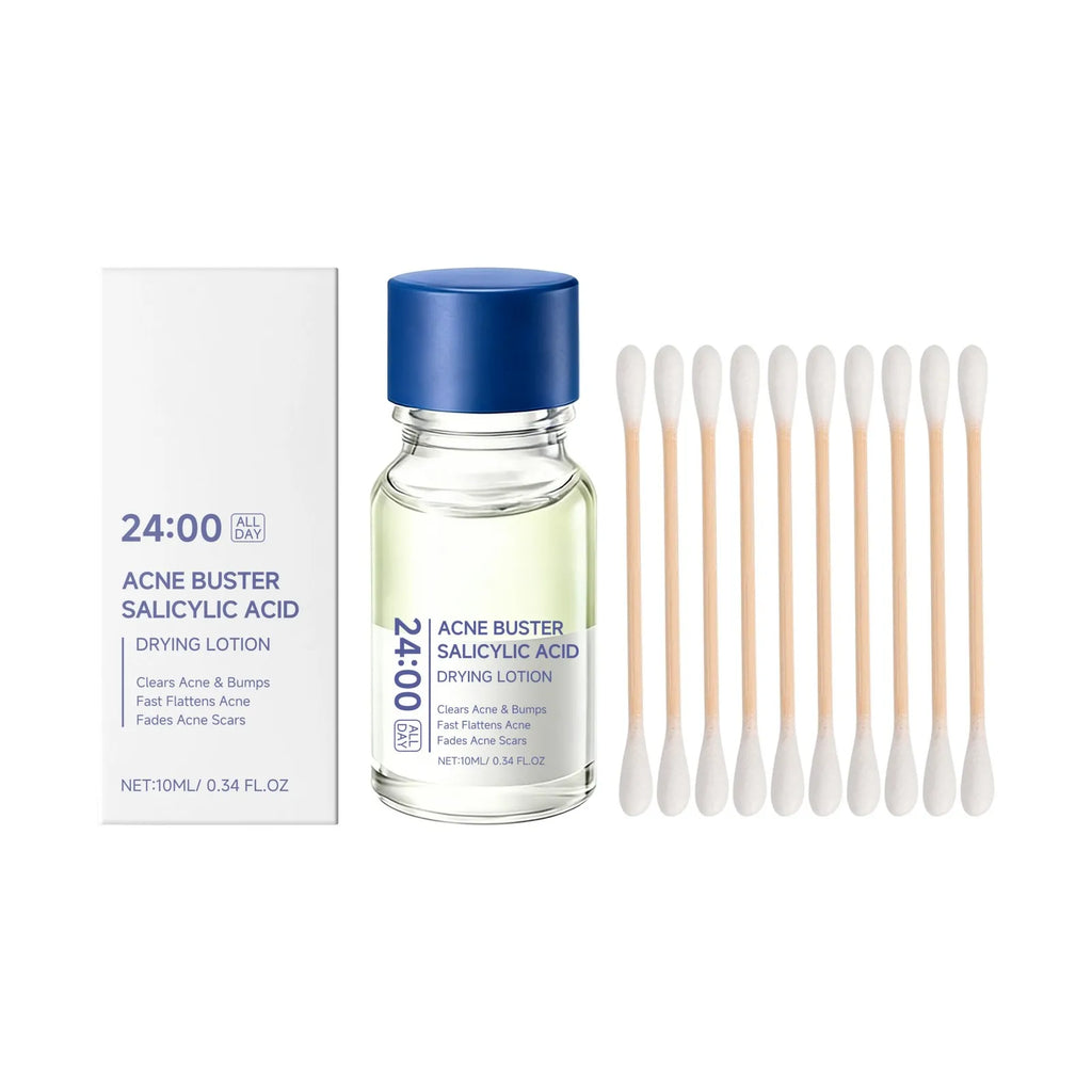 Salicylic Acid Drying Lotion Acne Improve With Cotton Swab Reduce Pimples Fade Acne Scars Minimize Pores Skin Renewal Hydrating