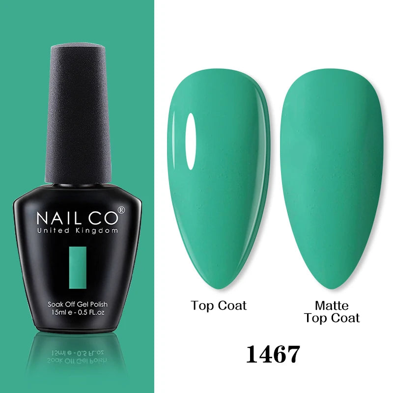 NAILCO 15ml Brown Nails Art Red Color Gel Nail Polish Semi-permanent UV Gel Polish Coffee Manicure Chocolate Hybrid Nail Varnish