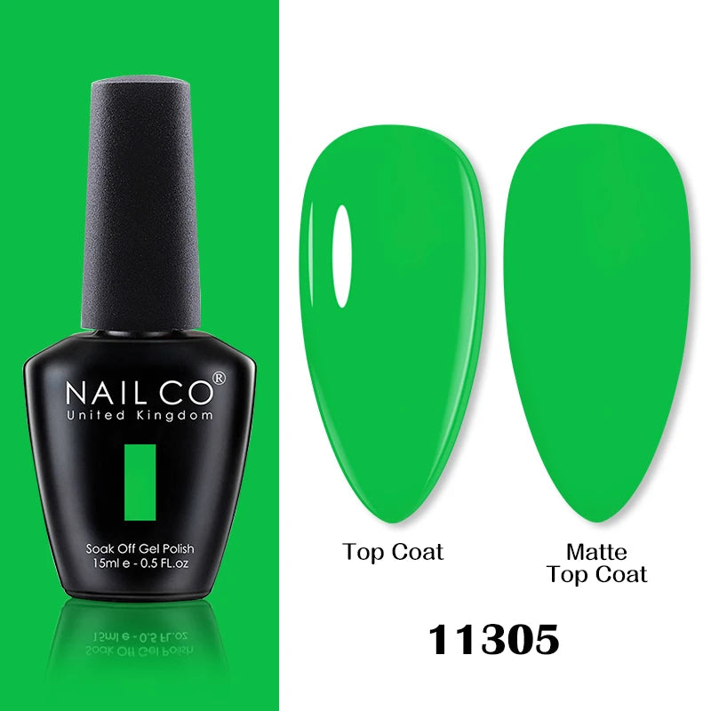 NAILCO 15ml Brown Nails Art Red Color Gel Nail Polish Semi-permanent UV Gel Polish Coffee Manicure Chocolate Hybrid Nail Varnish