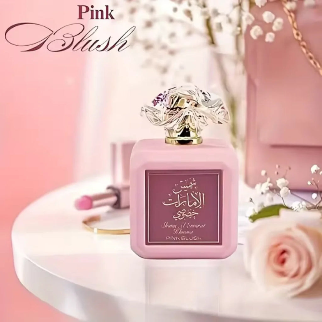 Luxury Pink Blush Shams Al Emarat Khususi Women's Marshmallow Blush Eau De Parfum 100ml 3.4oz A Captivating Romantic