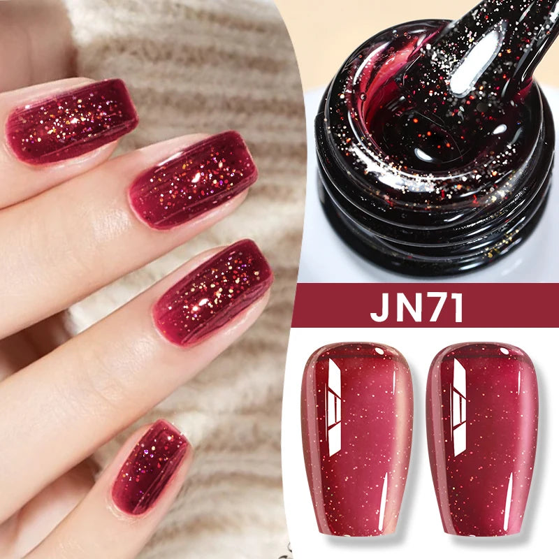 BORN PRETTY 83 Colors 10ml Jelly Nude Gel Nail Polish Autumn Amber Semi Transparent Manicure Soak off UV LED Nails Gel Varnish