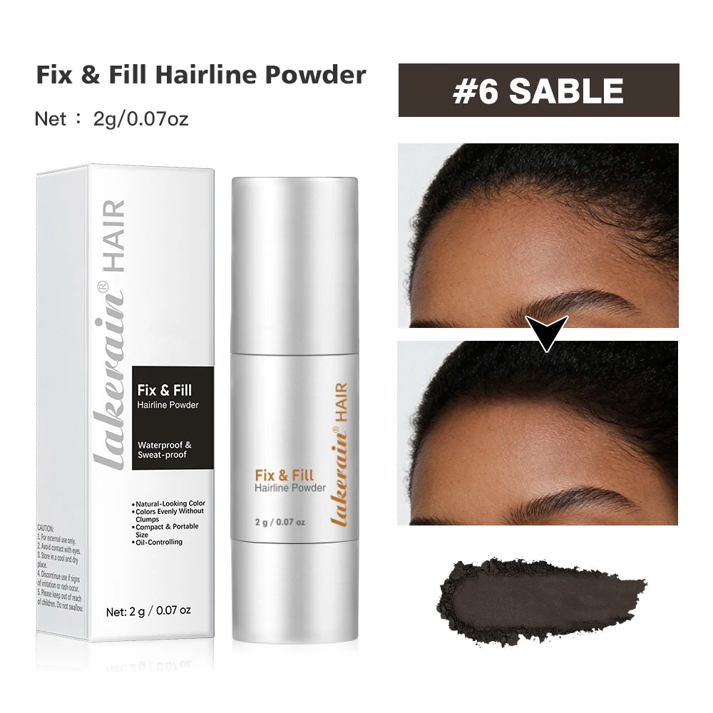 Waterproof Hairline & Root Concealer Pen – Instant Grey Coverage with Easy Blend Powder Stick for Normal Hair