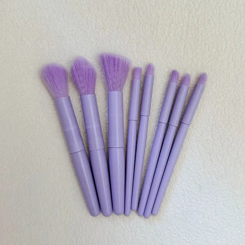 Vegan Makeup Brush Set - Soft Fluffy Kabuki & Blending Brushes for Foundation, Contour & Baking, Cruelty-Free Salon Tools